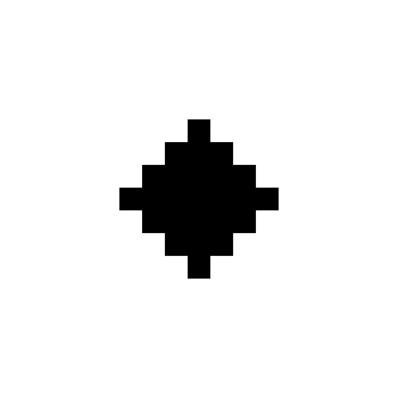 Schwarzes DigArt-Symbol auf weißem Grund